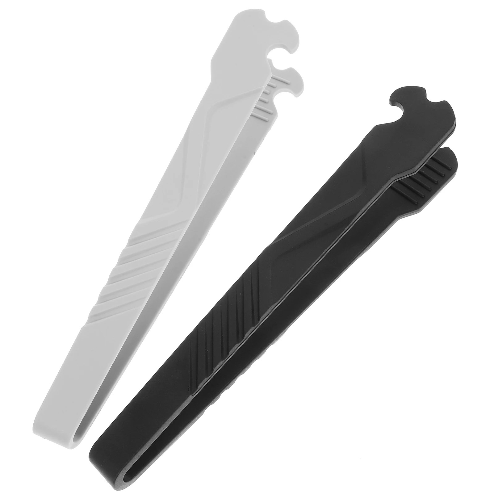 

2pcs Baking Bread Tongs Reusable Plastic Kitchen Tools For Cooking Barbecue Buffet Food Serving Easy Clean