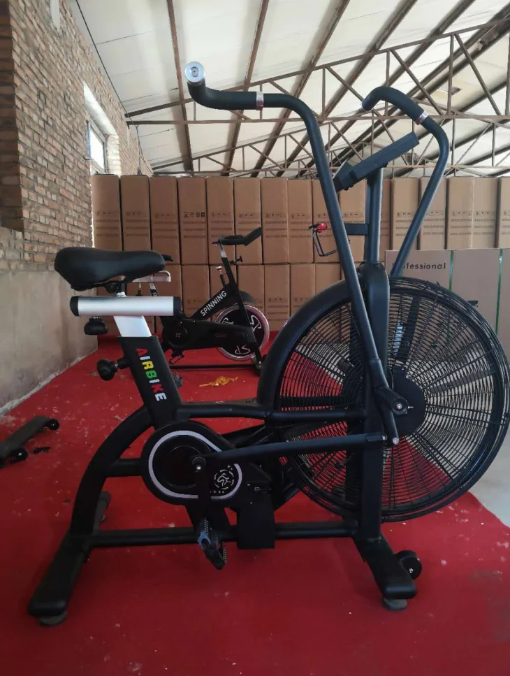 

New Designs Fitness Equipment Air Exercise Bike Home New Belt Drive Aire Bike