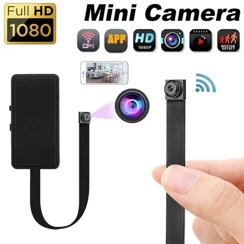 DIY HD1080P Wifi 미니 카메라 휴대용 소형 캠 마이크로 캠코더 P2P 무선 웹캠 루프 녹화 지원 원격보기