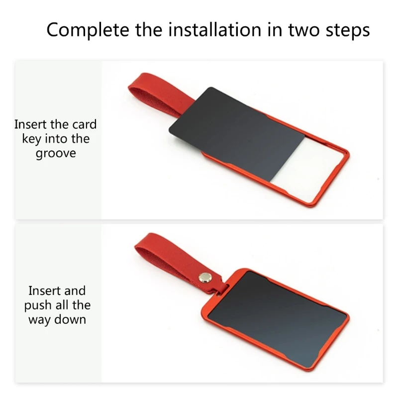 G99F Car Card Remote  Holder  Full Cover Protector Shell-Compatible For Model 3/Y Keychain Accessories Aluminium Alloy