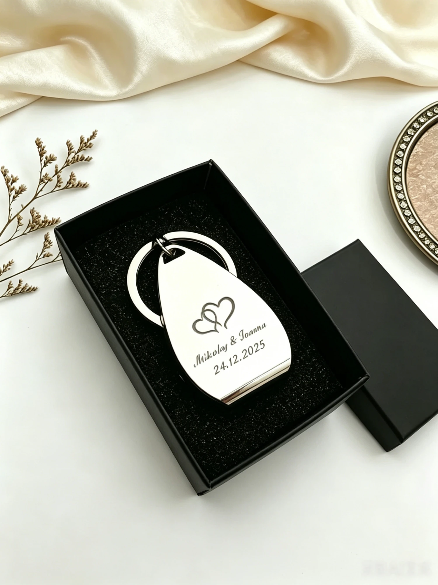 20–50 Stück personalisierte gravierte Schlüsselanhänger, Flaschenöffner, Hochzeitsgeschenke, Geschenke für Gäste, Party, Taufe, individuelles Souvenir – Detail 4