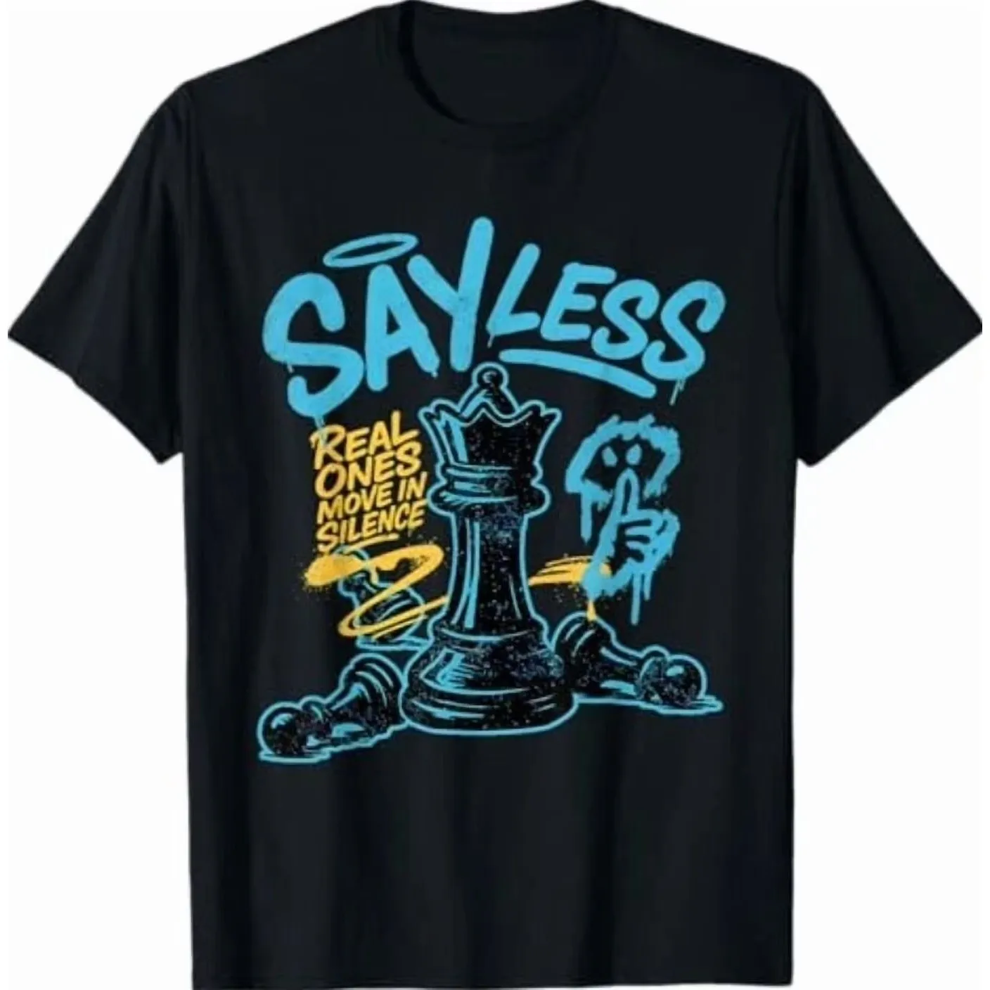 Say Less Streetwear Retro Matching Gamma Blue Graphic Fashion Unisex T-Shirt, S-6XL