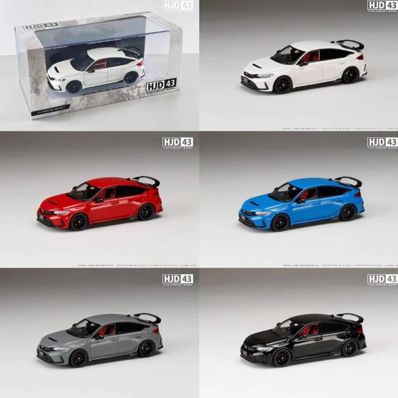 Diecast Original 1:43 Scale TYPE R FL5 Alloy Model Simulation Decoration Hobbies Souvenirs Gifts Collection Static Display