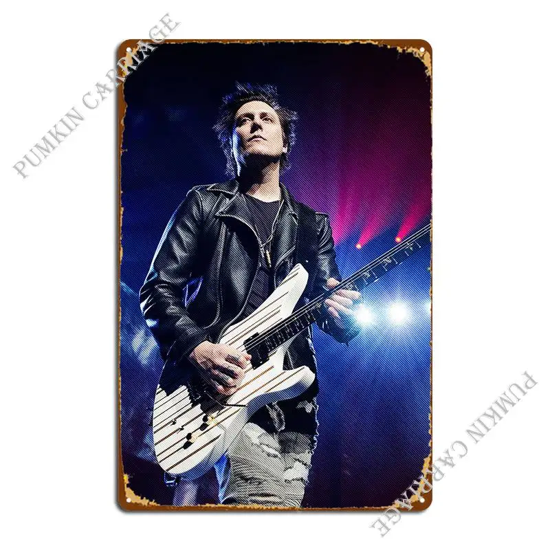 Synyster Gates Guitarist Metal Sign Rusty Garage Decoration Cinema Custom Custom Tin Sign Poster