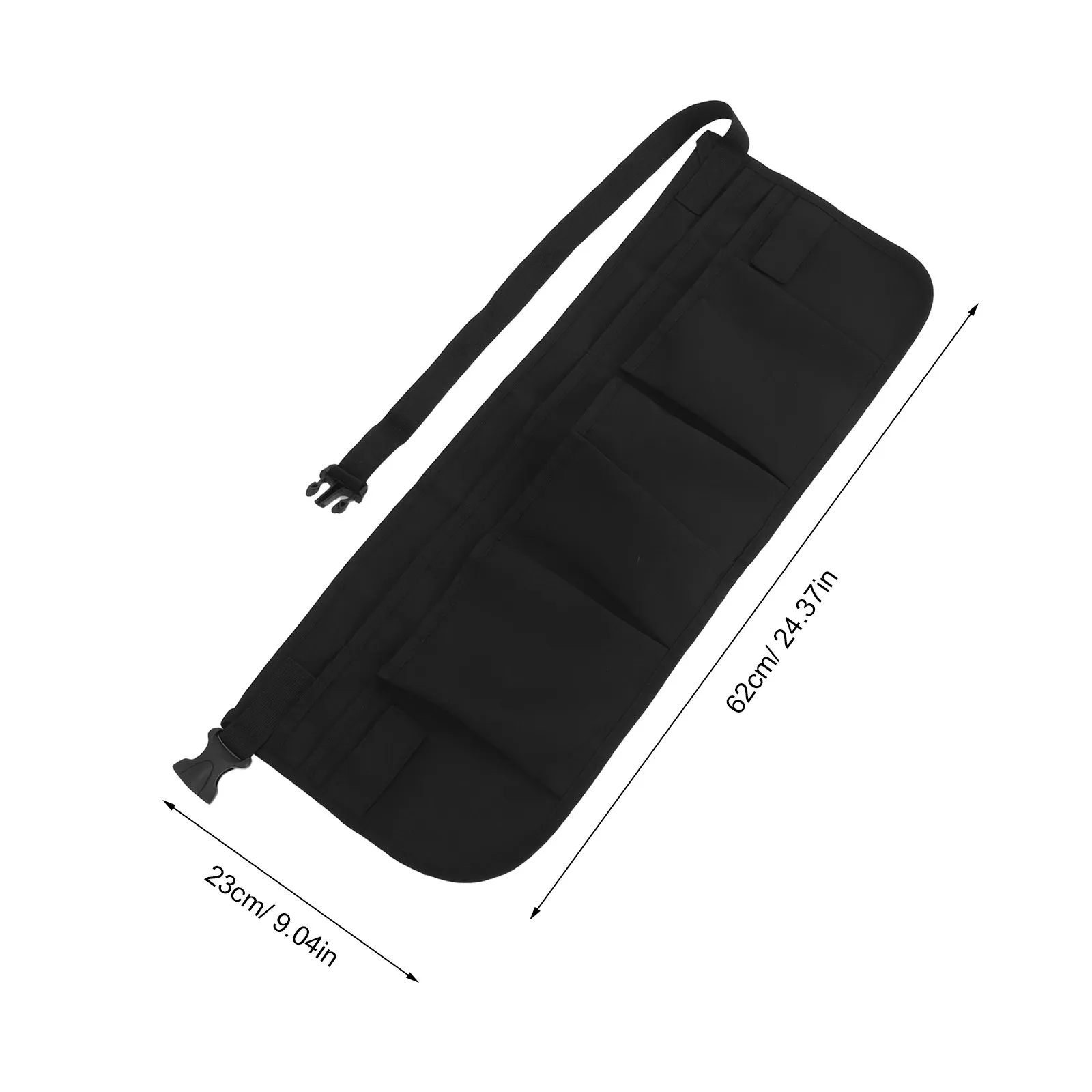 Heavy Duty Waterproof Tool Waist Apron with Adjustable Buckle Closure 12 Pockets for Woodworking Gardening Crafting General