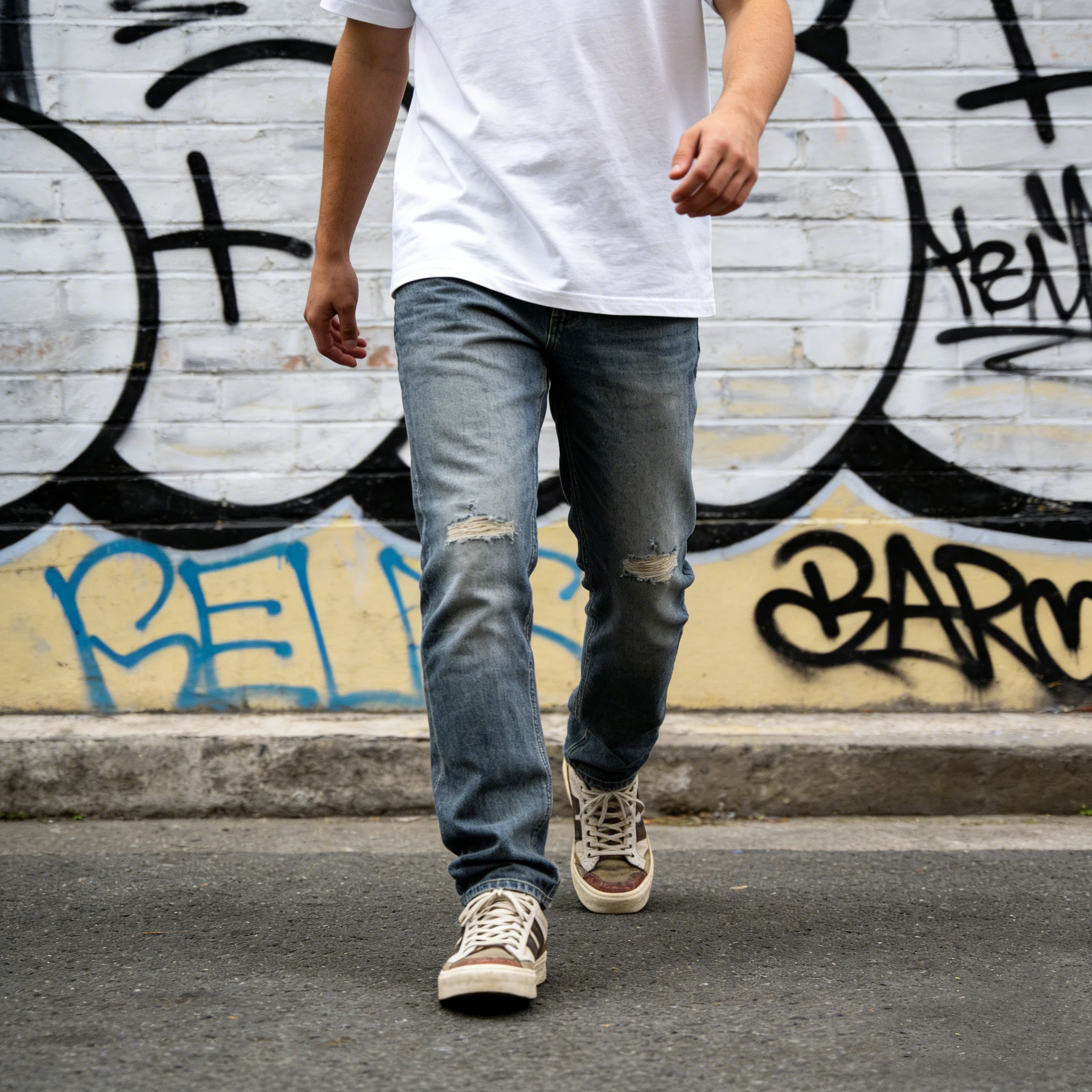 

2026 summer men's high street loose straight leg jeans are fashionable casual retro washed and suitable for daily street wear