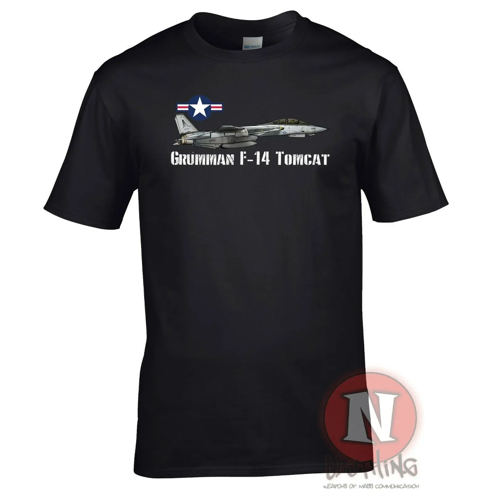 

Naval F-14 Tomcat Fighter Aircraft American Jet Plane T Shirt. New 100% Cotton Short Sleeve O-Neck T-shirt Casual Top