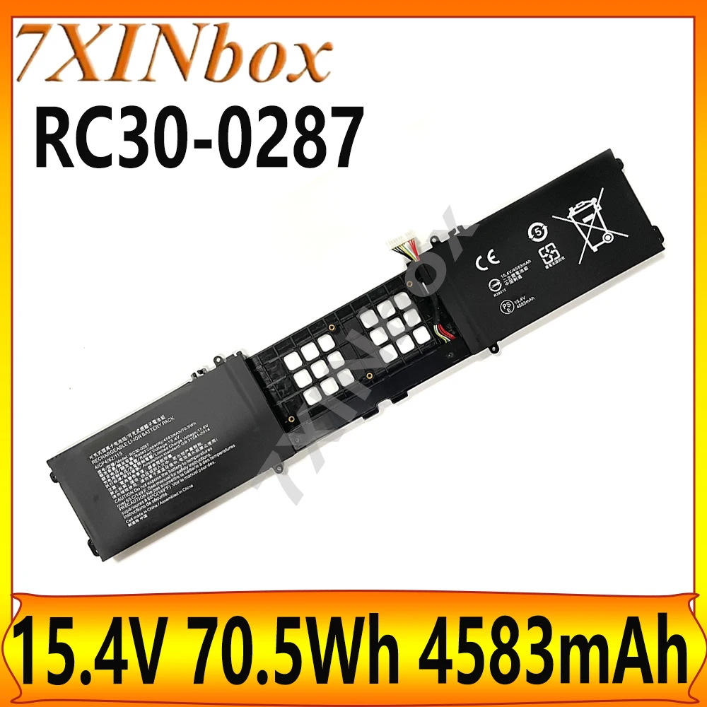 7XINbox OEM RC30-0287 15.4V 70.5Wh 4583mAh Laptop Battery For Razer Blade Pro 17 2019 2020 i7-9750H RZ09-0287 RZ09-03297