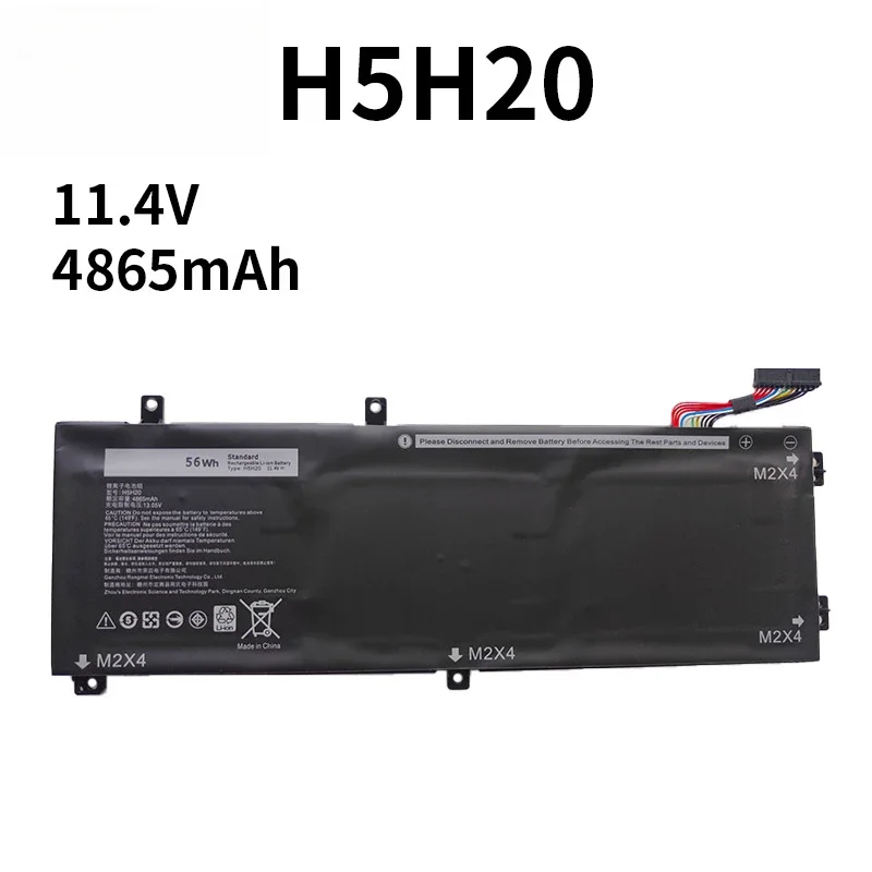 6GTPY H5H20 RRCGW 4GVGH Batteria Del Computer Portatile Per DELL XPS 15 9570 9560 7591 7590 XPS15 Per DELL Precision 5520 5530 Serie Notebook