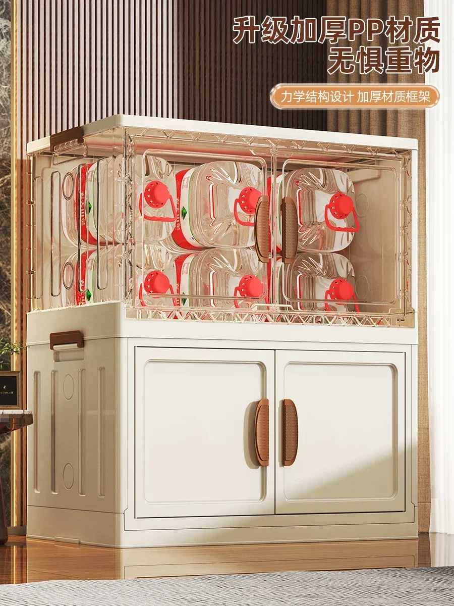 Installation-free storage cabinet, storage cabinet, baby wardrobe, household bedroom, children's clothes, locker, multi-layer to
