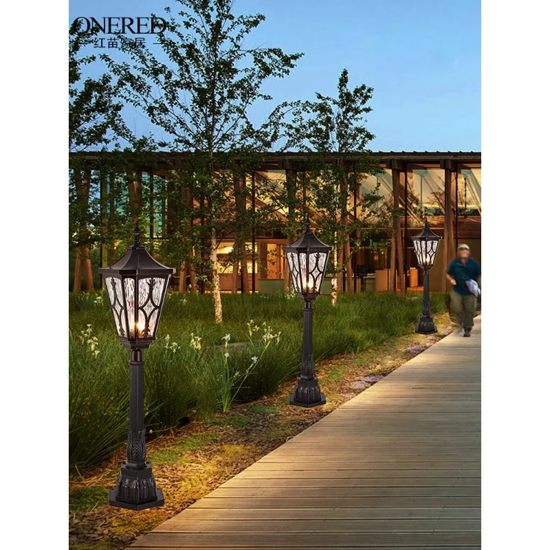 European outdoor waterproof lawn lamp Outdoor garden lamp Landscape lamp Villa garden grass design Garden  Street