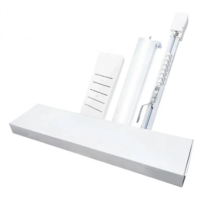 Smart Home Electric Motorized  Curtain Motor Splicing Sliding Rails Set