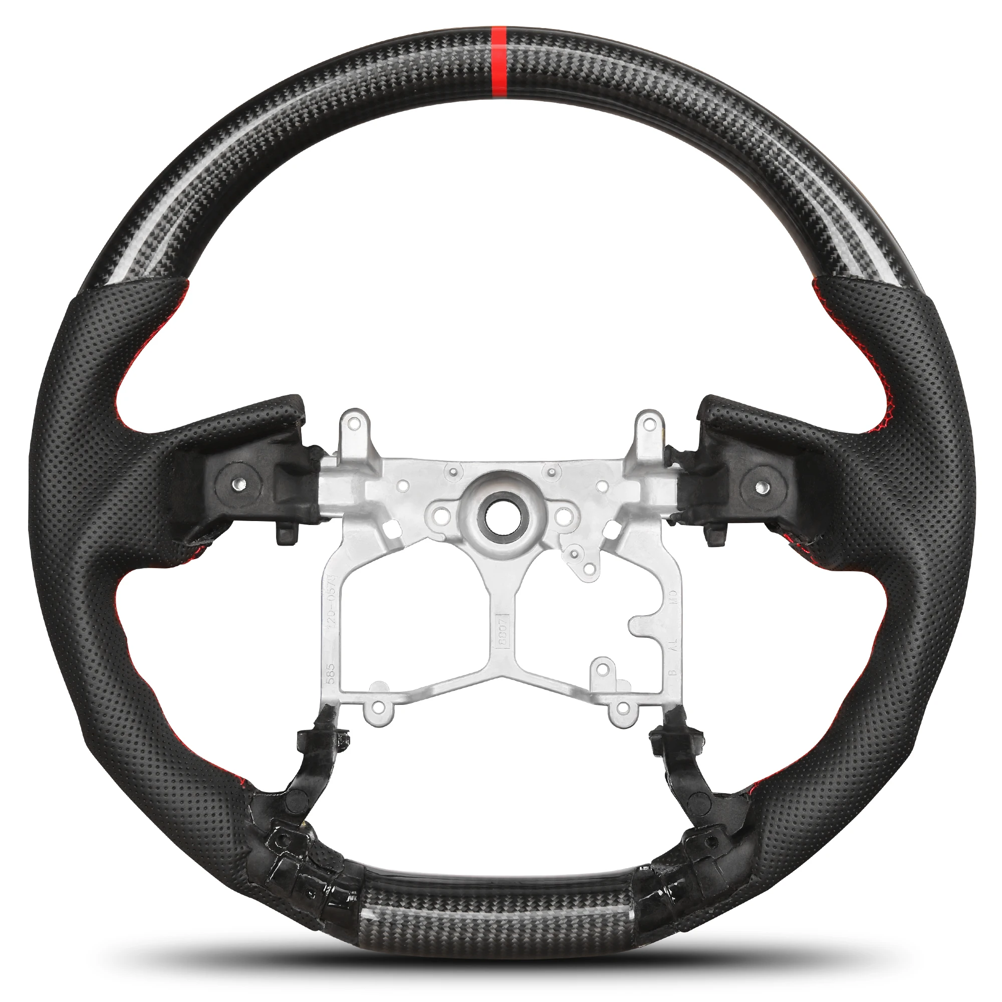 

Carbon Fiber Steering Wheel For Toyota 4 Runner2014-2024, Tacoma2012-2023, Tundra2014-2021