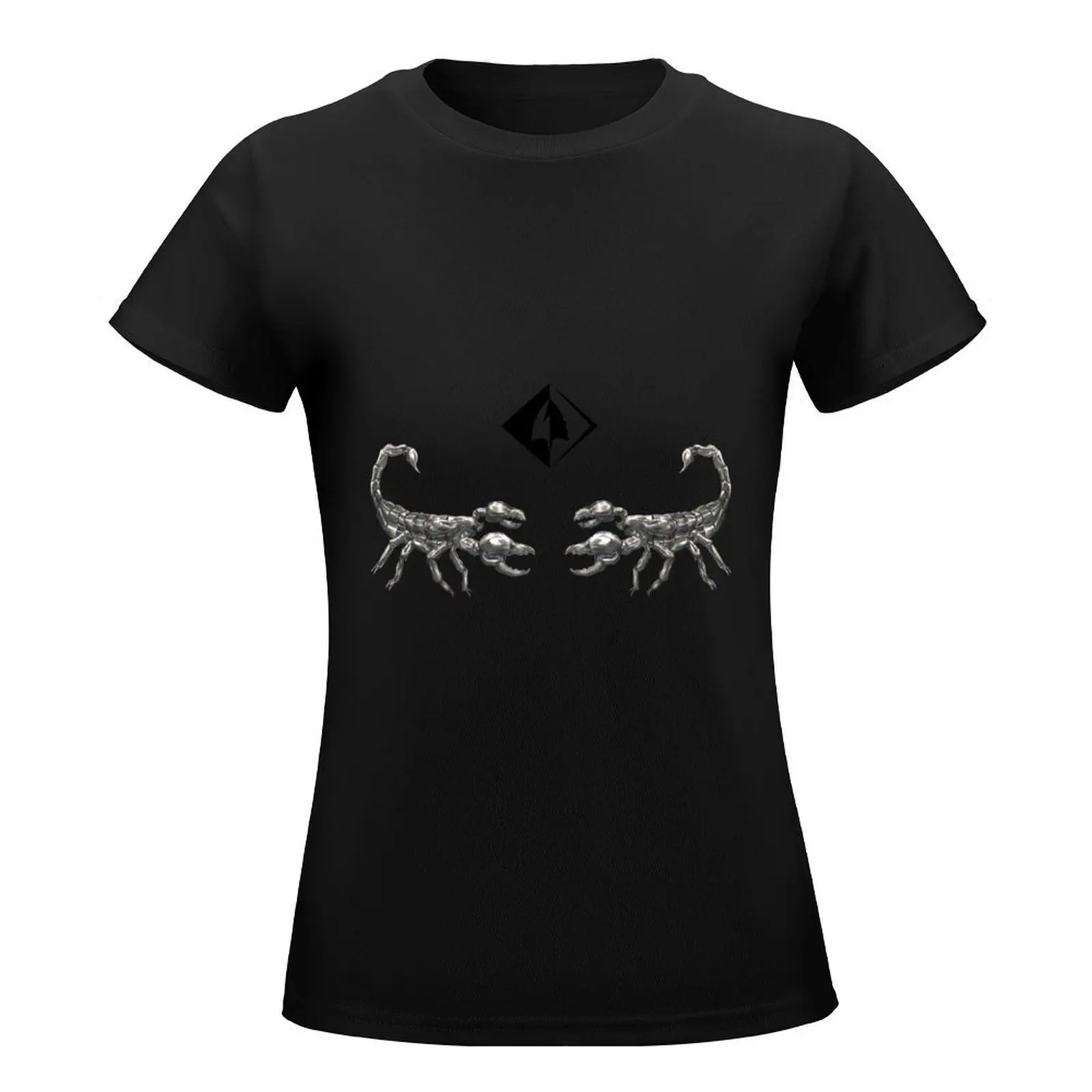 Artemis Sporting Goods Twin Scorpion Design T-Shirt Aesthetic clothing summer clothes Female clothing summer blouses woman 2024