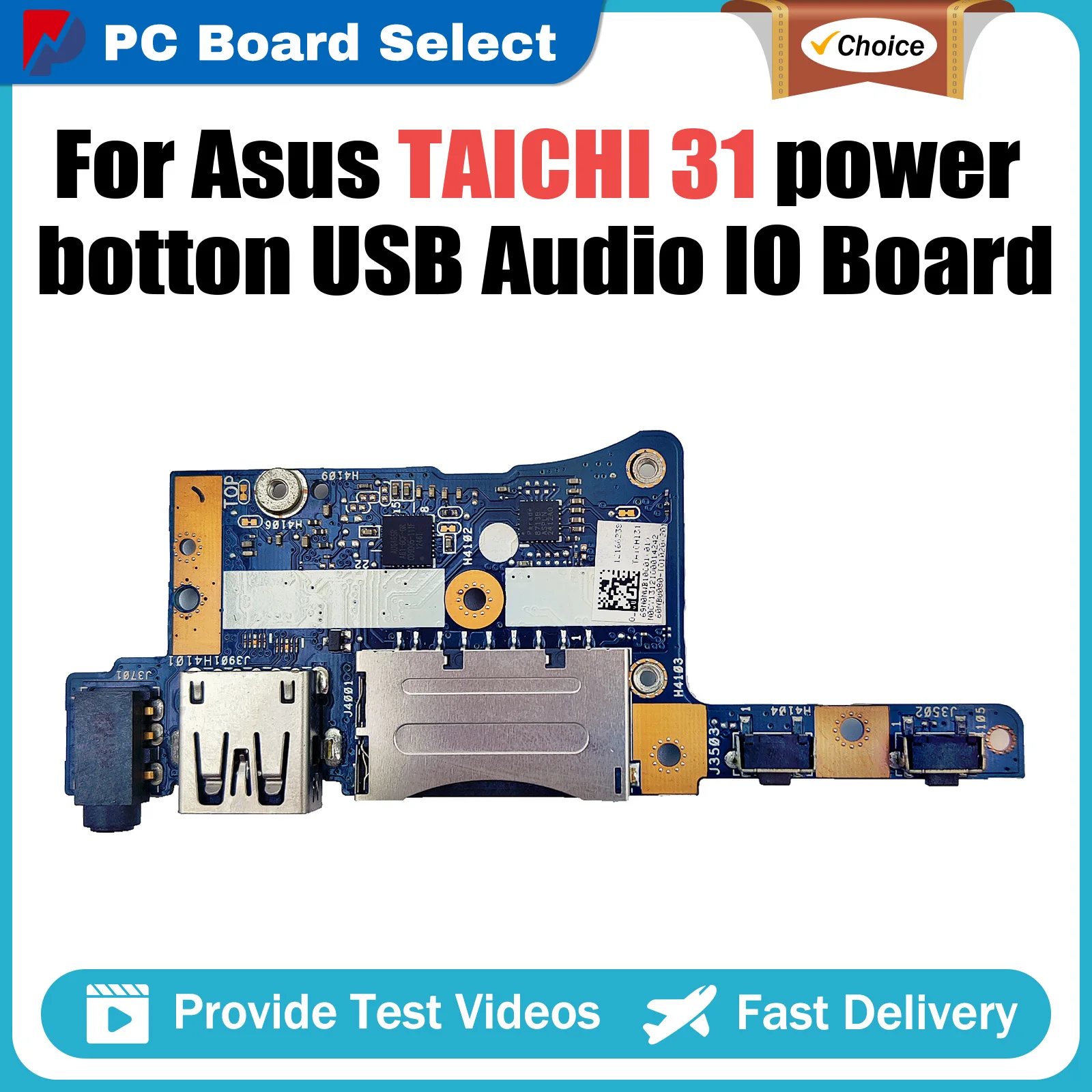 

TAICHI31_IO For ASUS TAICHI 31 switch power botton USB Audio IO Board 100% Tested Fast Ship