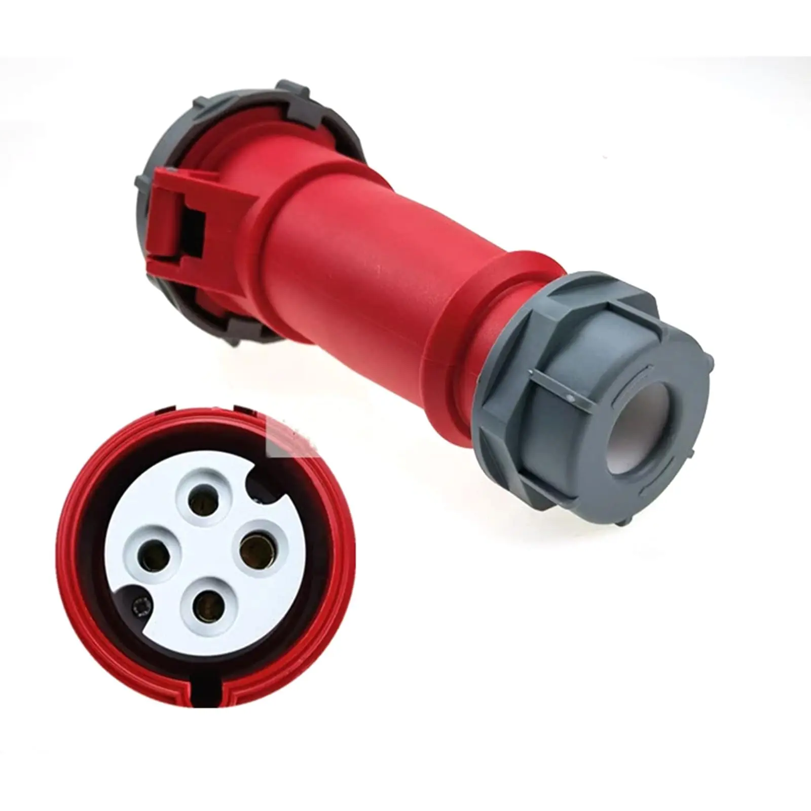 IEC60309 Waterproof CEE Refrigerated Container Ship Cold Chain Special Industrial Activity Socket 4P 32A 440V 3P+E 3H IP67