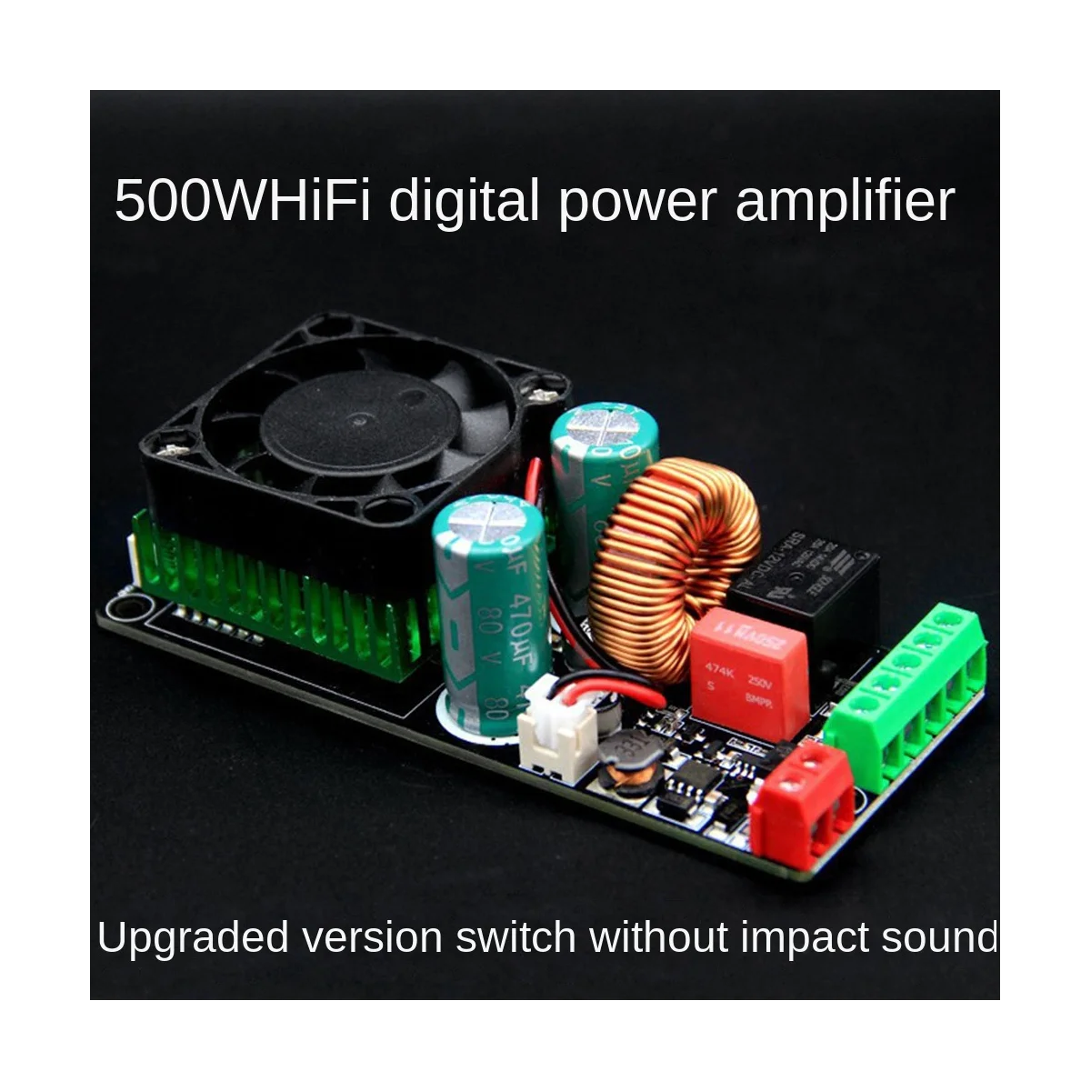 HIFI 500W Digital Amplifier Class D Audio Amplifier Board Module with Speaker Protection LM3886 IRS2092S