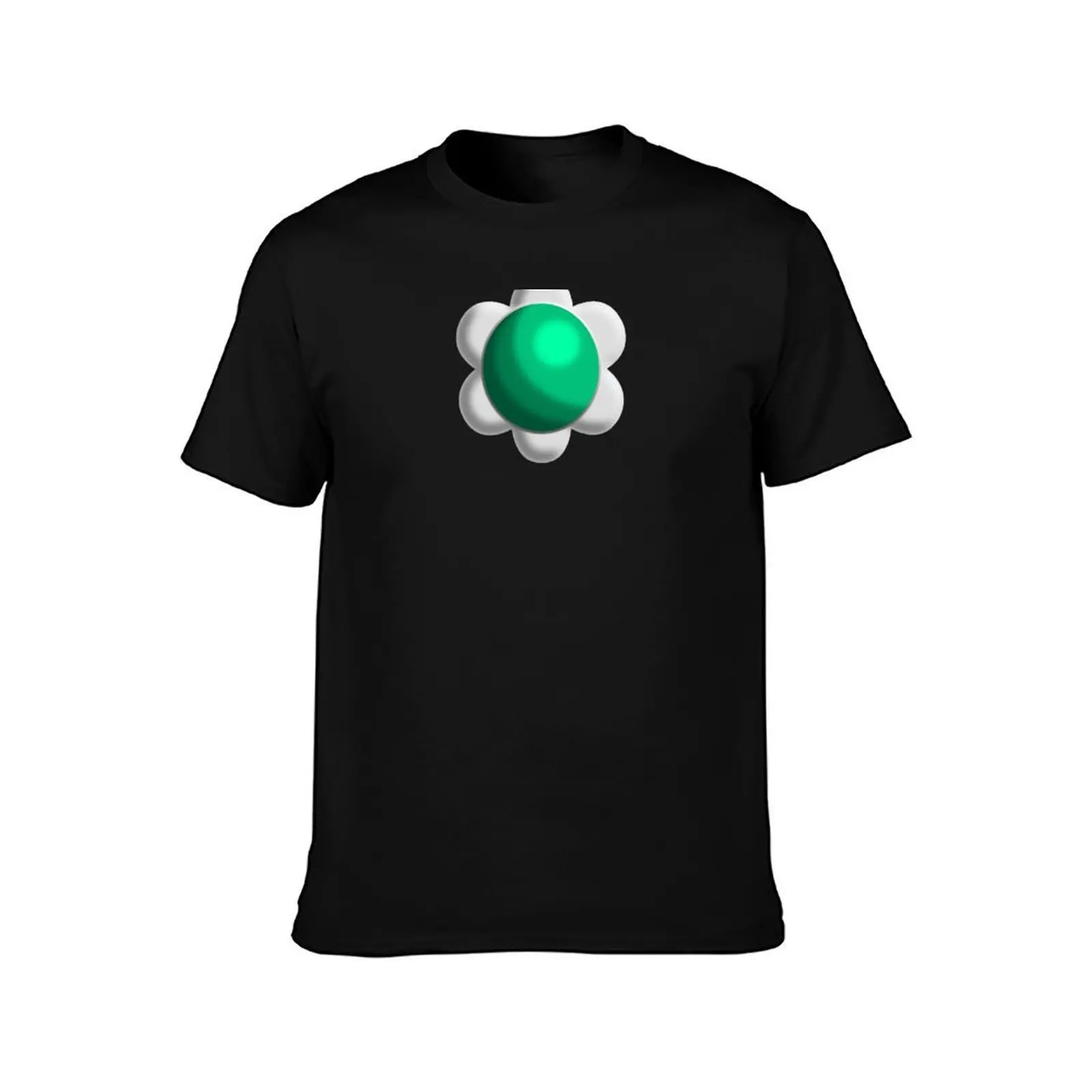 Princess Daisy Broach T-Shirt, Summer Casual Cotton Tee, Oversized Streetwear Tops, Vintage Graphic Print, Unisex Men Women
