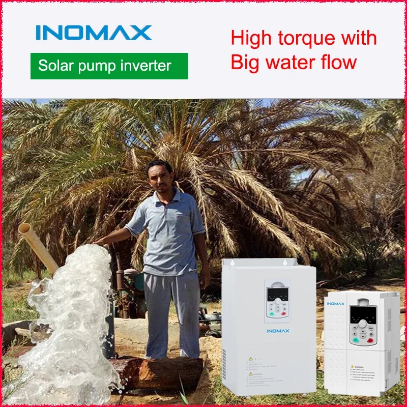 inomax power inverter vfd  for water pump drive speed control solar inverter 500kw for solar drip irrigation system