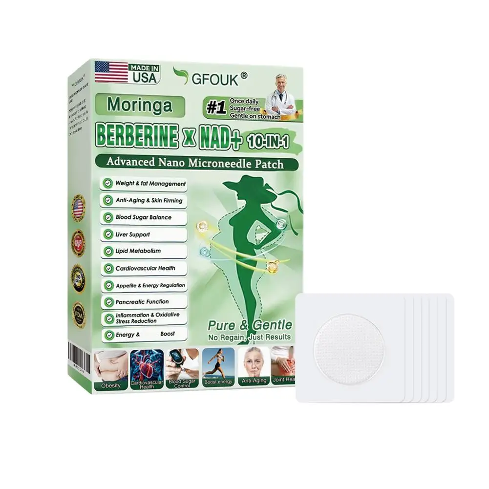 Moringa Advanced Nano Microneedle Patches: Zachte, verfrissende, ademende lichaamsverzorgingspleisters voor dagelijks gebruik. - afbeelding 2