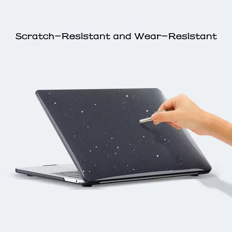 Glitter Laptop Cover For Macbook Air 13.6 M4 Neo A3404 2026 Air 15 M4 Chip Case For Mac Book Pro 14 13 M4 Pro 16 M3 M2 M1 Case