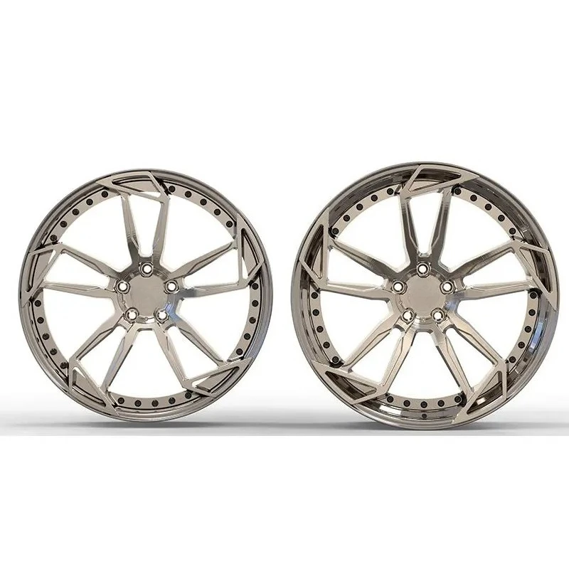 

Custom 17-24 Inch 2-Piece Available Forged Car Wheels 5x120/112/114.3 PCD Aluminum Alloy Wheel Hub