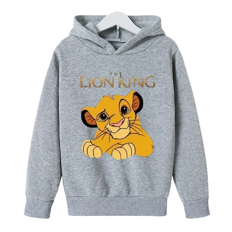 الخريف/الشتاء ديزني الأسد الملك الأطفال المطبوعة الخريف/الشتاء الفتيان والفتيات عارضة الأزياء الرياضة في الهواء الطلق هوديي #5