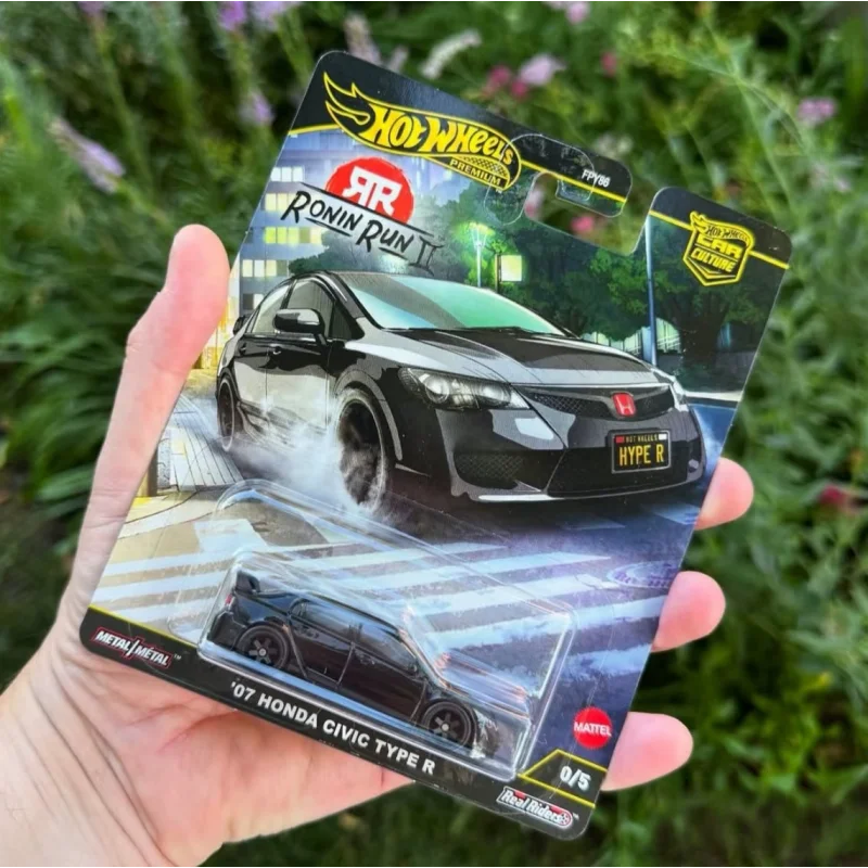 Nuevo Mattel Hot Wheels Ronin Run 2 coche cultura meteorito parte inferior de hierro neumático de goma 1/64 modelos de coche escala aleación colección de coches fundidos