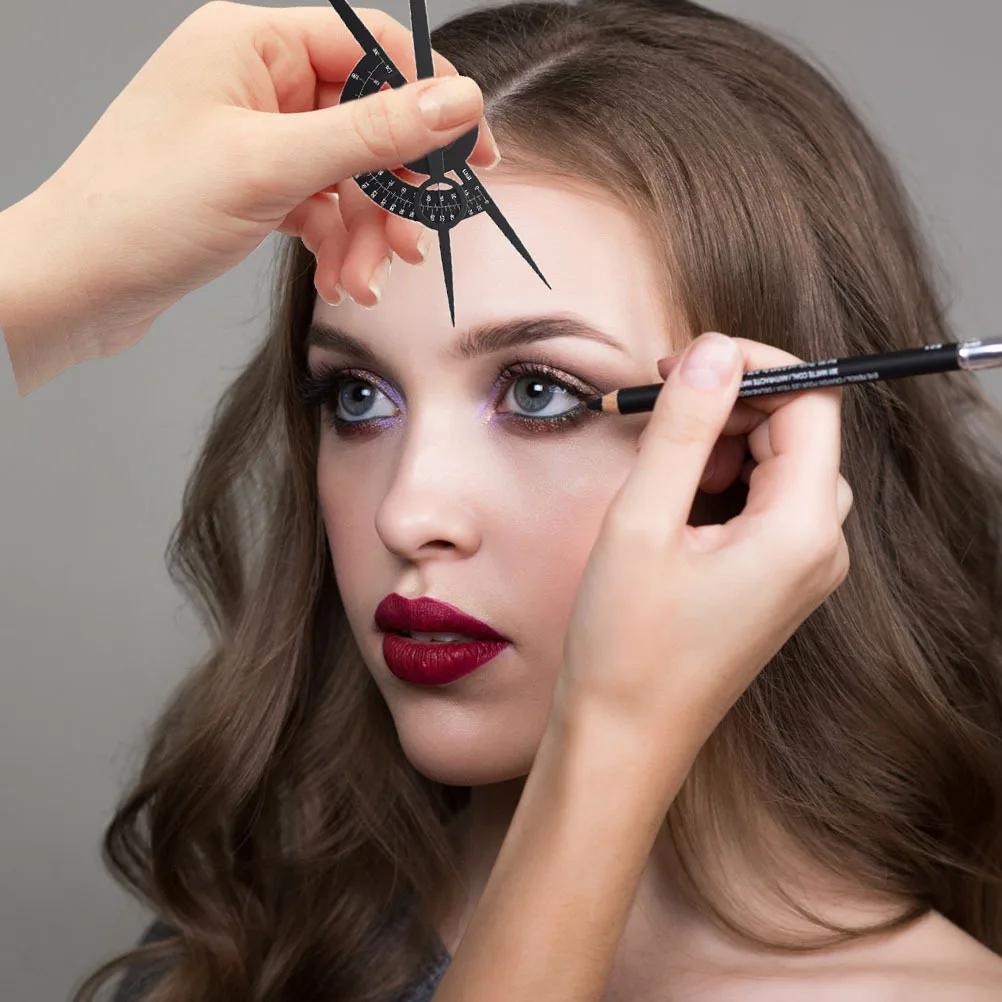 

Premium Eyebrow Corrector Durable Eyebrow Ruler Symmetrical Eyebrows Lips Positioning Tool Practical