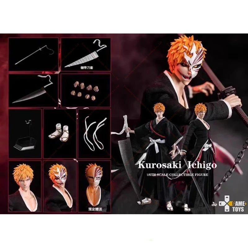 In Stock GAMETOYS GT-004 1/6 Scale Anime Characters Kurosaki Ichigo 12