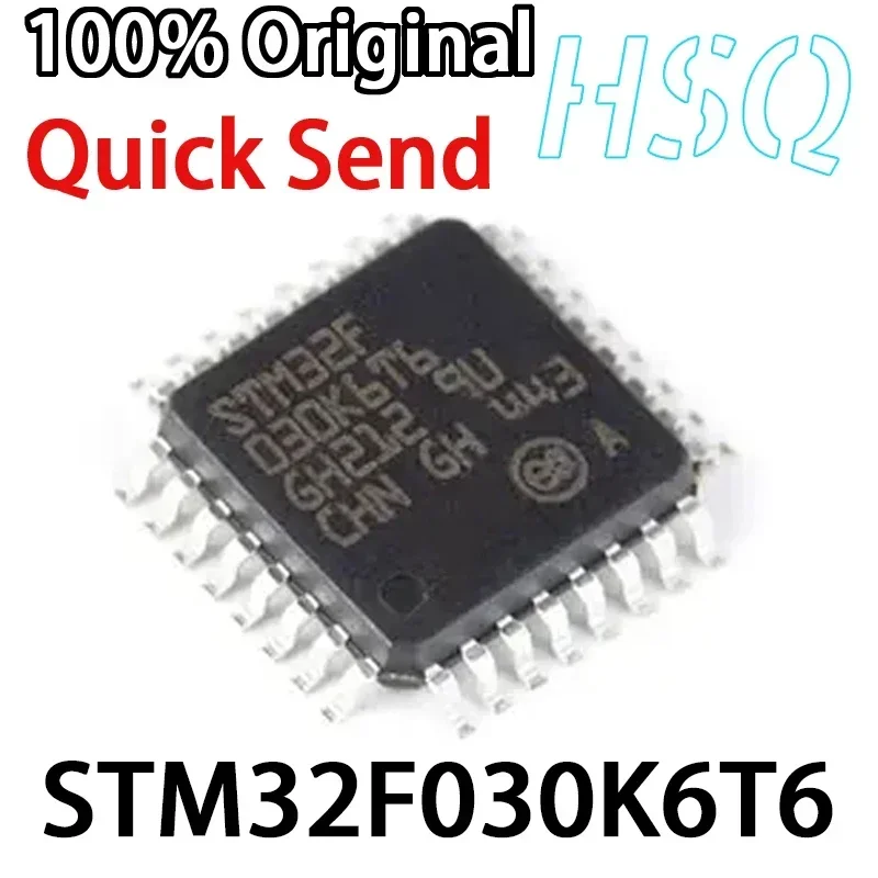 1PCS New STM32F030K6T6 32F030K6T6 Chip LQFP32 32-bit ARM Microcontroller Chip in Stock