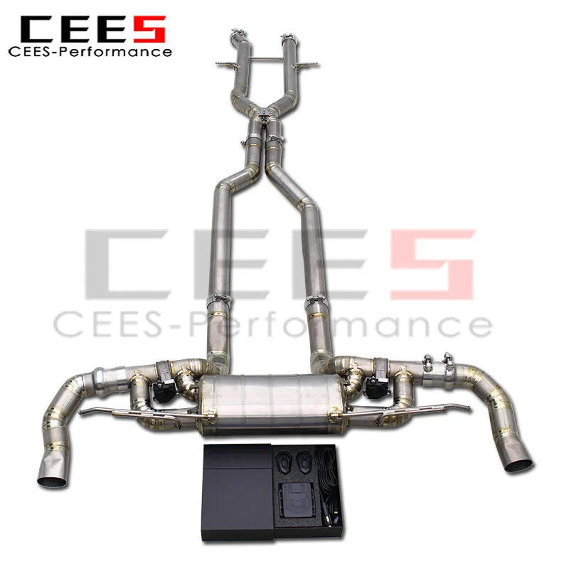 

Выхлопная система CEES Valvetronic для Mercedes-Benz GLS63 AMG W166 5.5T 2015-2019, выхлопные трубы, глушитель Catback, активный звук
