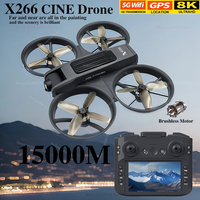 X266 Mini RC Drone 8K HD Dual Camera Professional  6-Axis Gyro Headless Mode 360 Flip Remote Control Quadcopter Kids Boys Gift