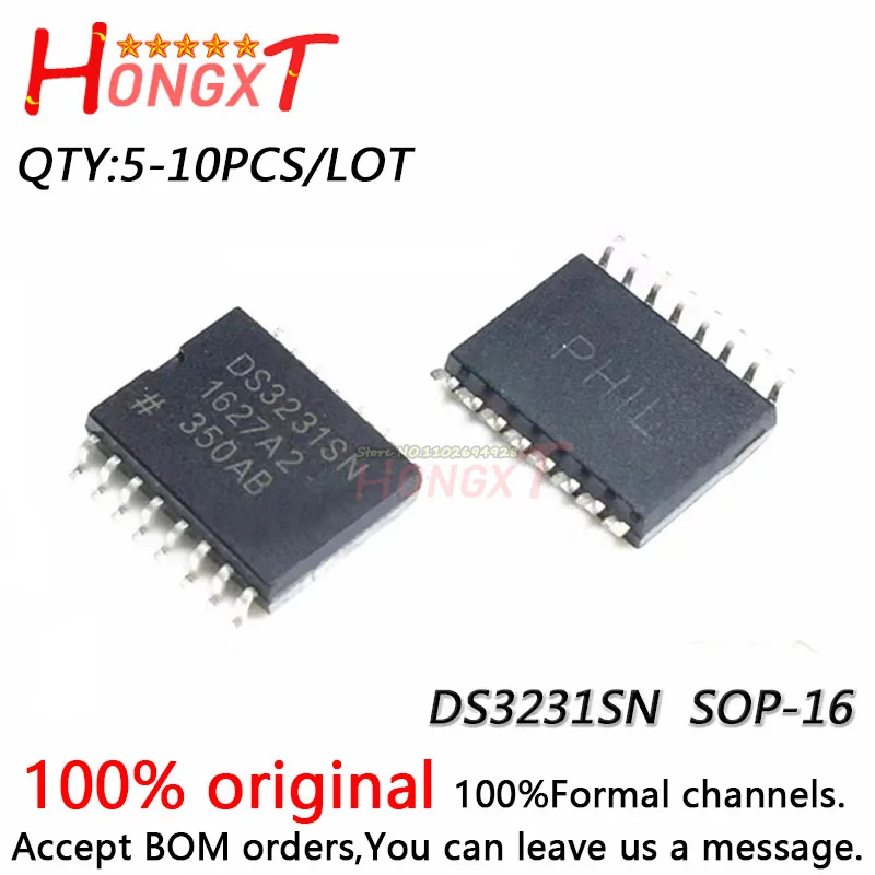 

5-10PCS 100% New DS3231 DS3231SN SOP-16.Chipset