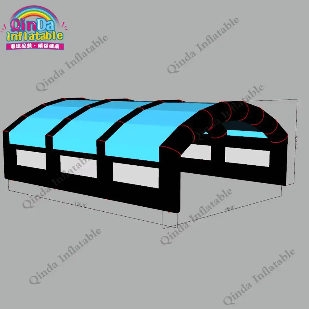 Mobile Inflatable Canopy / Tent Trade Show Inflatable Marquee,11X8.5X4m Inflatable Arch Tent For Outdoor Event