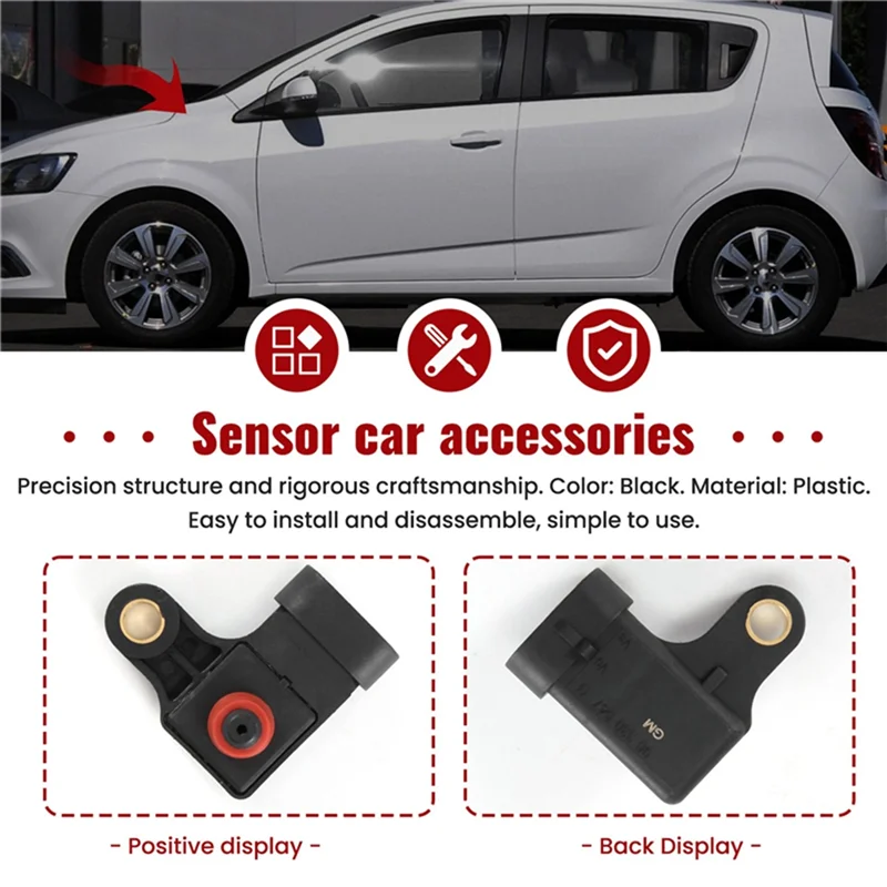 5PCS Manifold Absolute Pressure Sensor 96330547 For  Aveo Aveo5 Optra Daewoo Lacetti Matiz Kalos