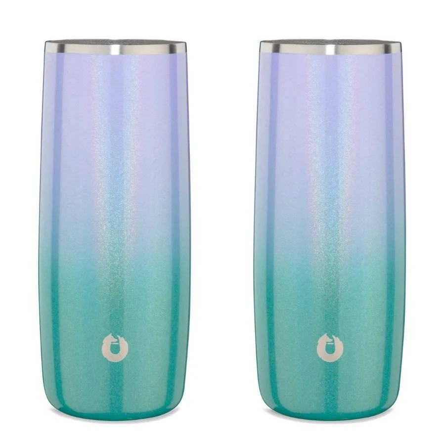 

Stainless Steel Highball Cocktail Glass Set Set of 2 Mermaid
