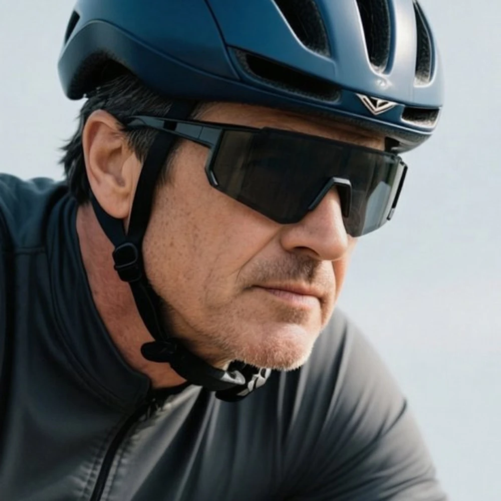 CRIXALIS 3Pcs Sport Sonnenbrille Für Männer Spiegel Für Laufen Fahrrad Radfahren Gläser Klettern Gläser Brillen Frauen Brille UV400 – Detail 2