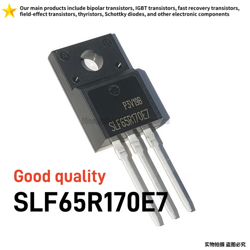 10/30PCS New SLF65R170E7 TO-220F N-channel MOSFET 650V Power Transistor Electronic Components For Switch Power Supply