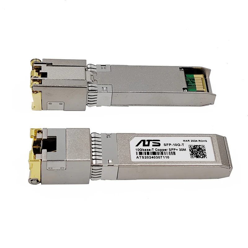 SFP + Modul RJ45 Switch Gbic 10G Konektor Tembaga RJ45 SFP Modul Gigabit Ethernet Port Kompatibel untuk Cisco Mikrotik