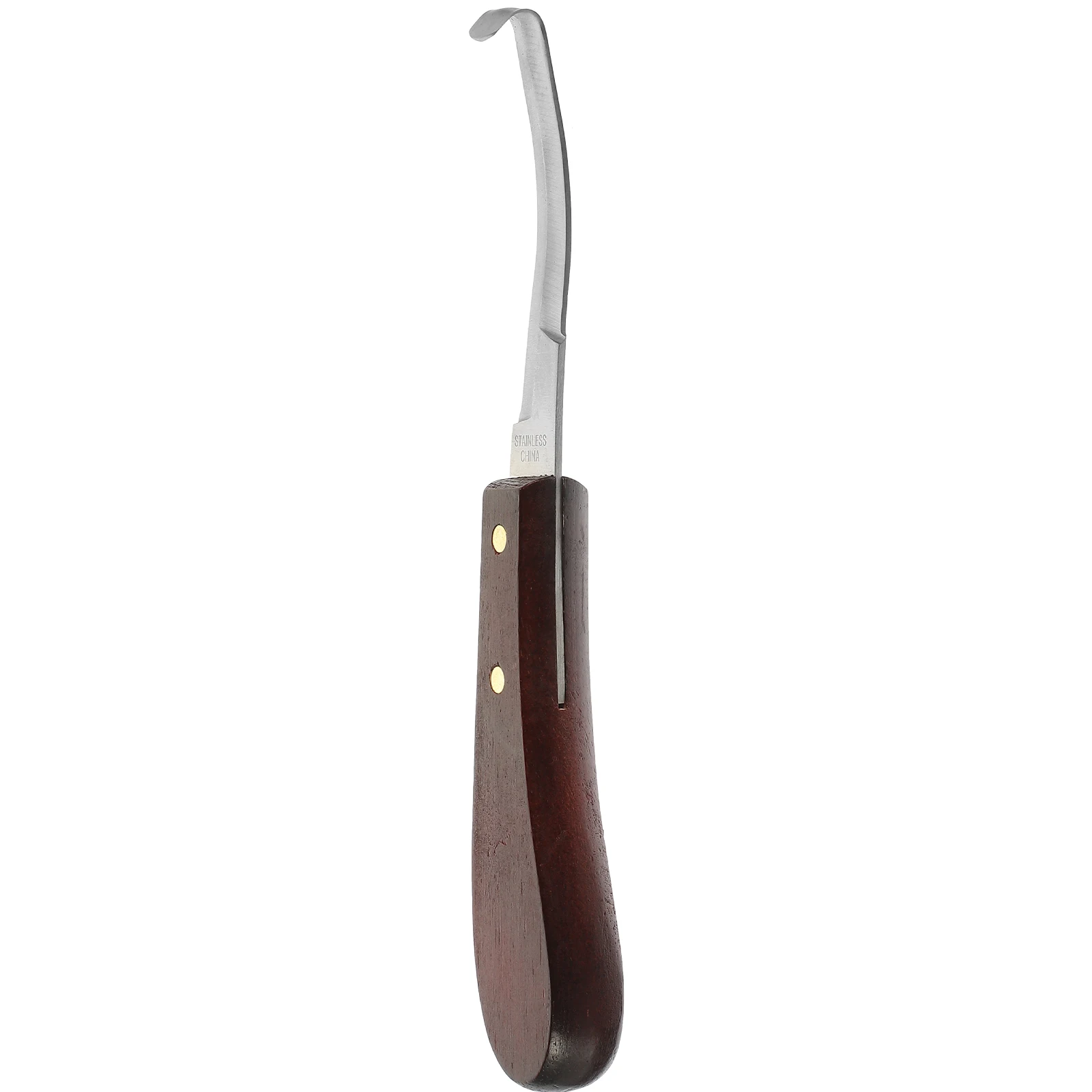 

Professional Hoof Trimmer Durable Stainless Steel Wood Handle Ergonomic Design Compact Horse Grooming Supplies Horseshoe