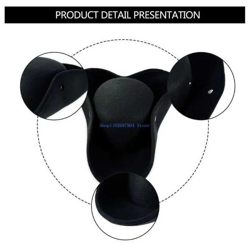 N7YF Captain Hat for RolePlay Party Masquerades Costume Pirate Hat Theater Performances Tricorne Caps Dressingup Headwear