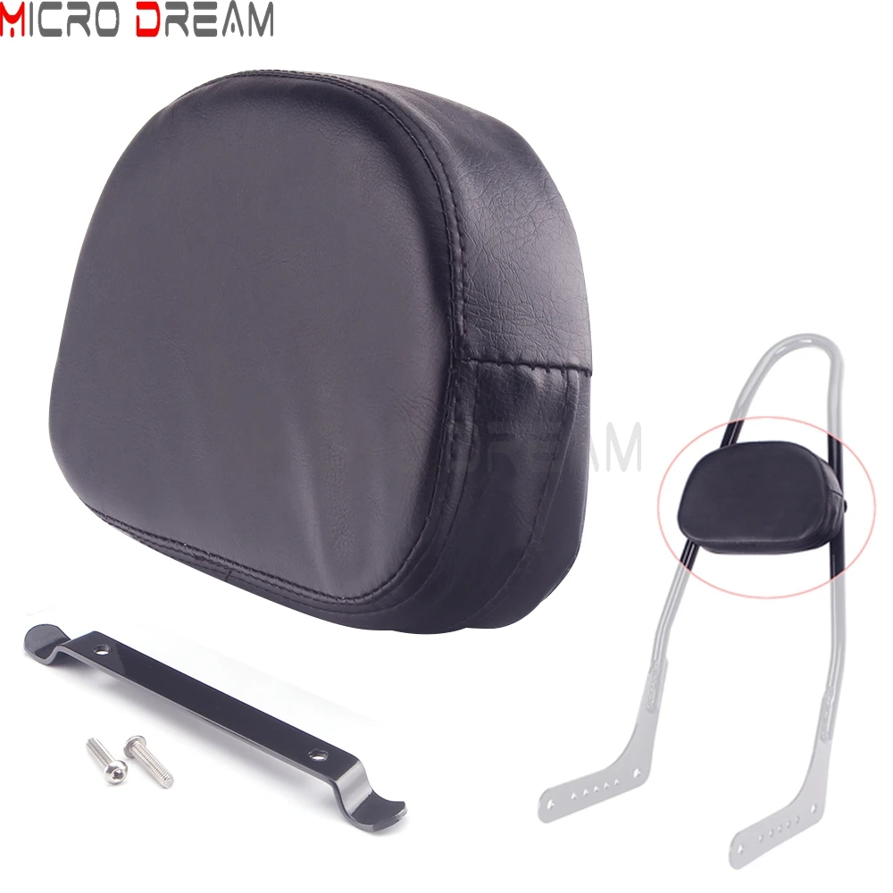 وسادة مسند الظهر للدراجة النارية للركاب الخلفي سيسي بار وسادة مسند الظهر لدراجة Harley Dyna Touring Softail Street Bob Low Rider 2018-Up #2