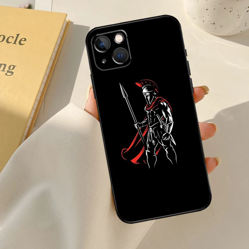 Spartan-iPhone用ケース,iPhone用ケース,13, 12, 11, 14, 15, 16 pro max,xr,x,xs max plus