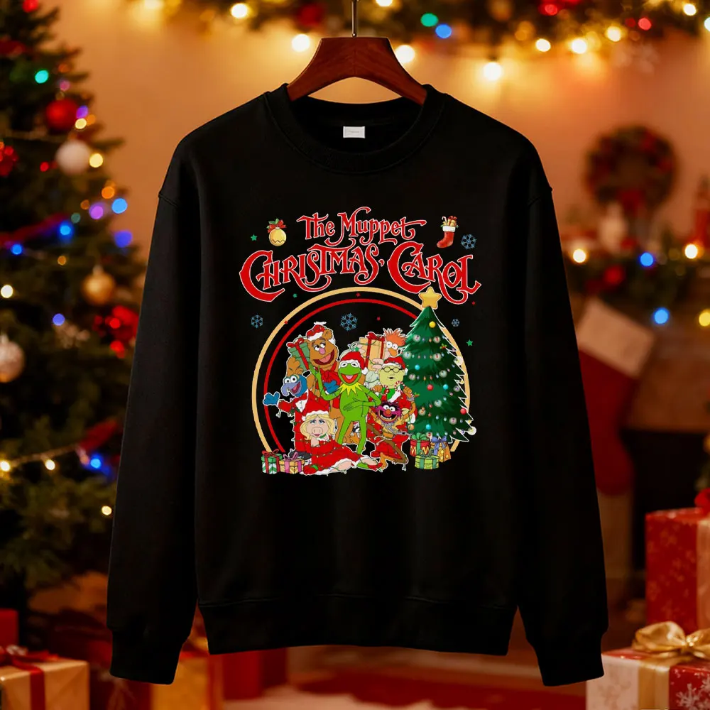 Tis The Season To Be Jolly Muppet Show عيد الميلاد كارول البلوز مضحك ريترو هدية الكريسماس الأسرة عيد الميلاد Roupas الأنثوية