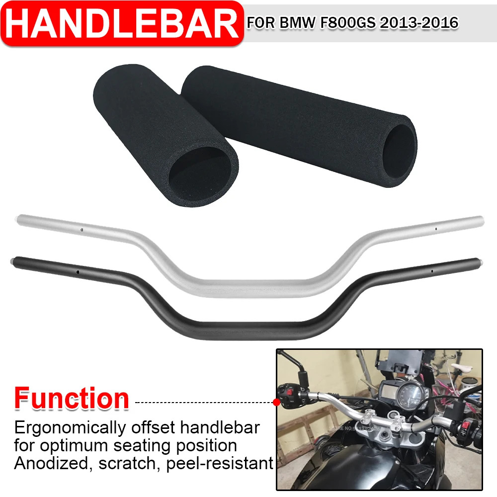 

Motorcycle 7/8" 22mm Handlebar Aluminum Handle Bar Foam Protection Cover For BMW F800GS 2013 2014 2015 2016 F 800 GS F 800GS