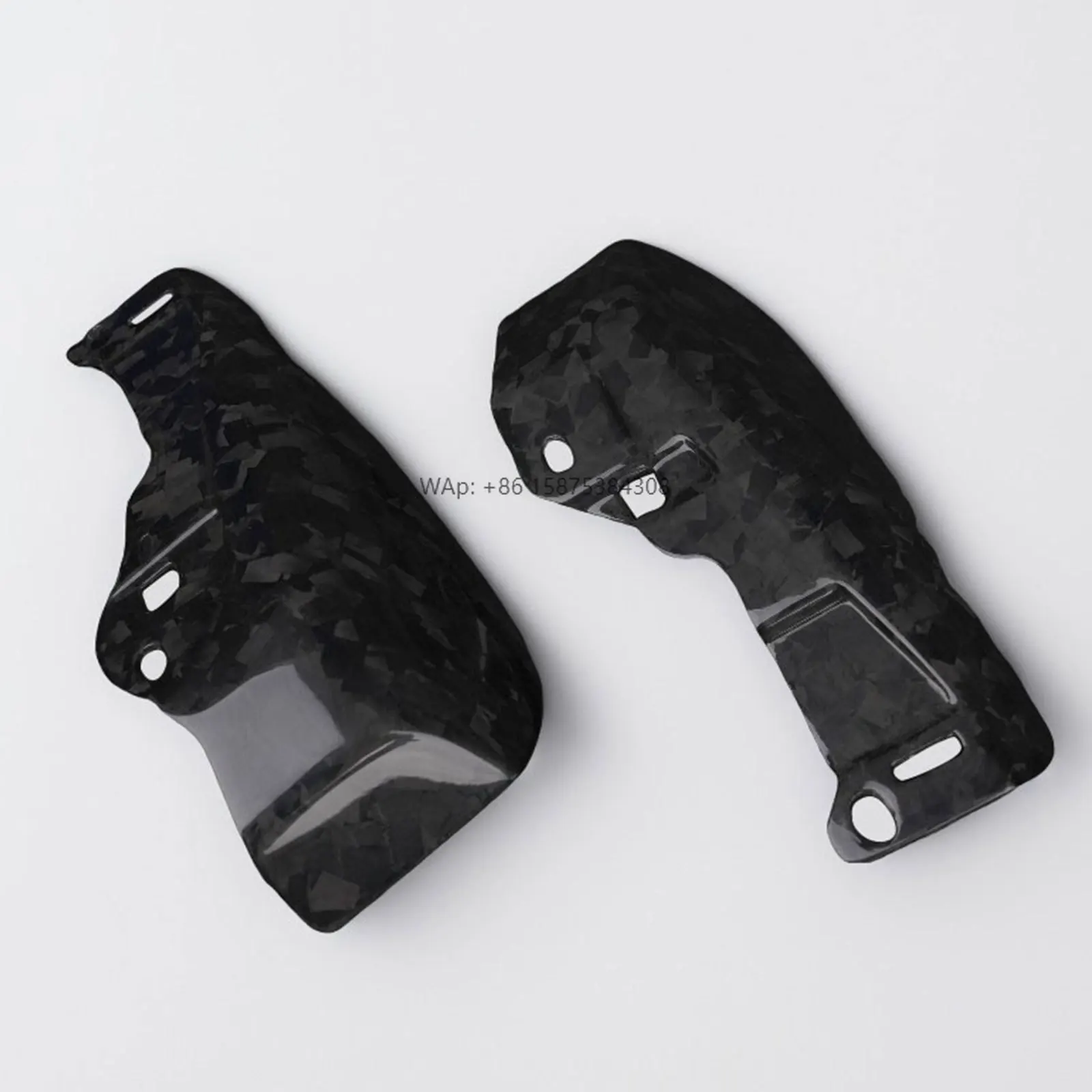 2023-2024 fo Road Glide Street Glide Forged Glossy Engine Heat Shield Carbon Fiber Motorcycle Fenders
