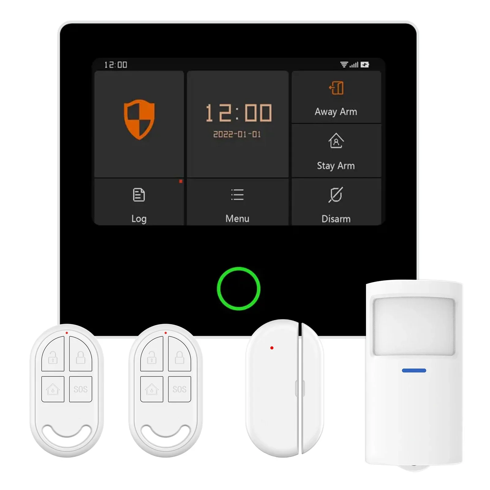 2025 CPVAN 4.3 Inch Touch Screen Home Security System Whole House WiFi Wireless Alarm with GSM Network Door Access