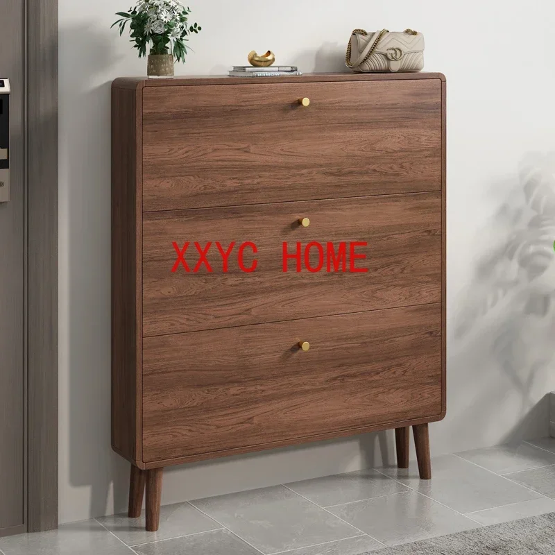 Closet Wooden Shoe Rack Shelves Organiser Space Saving Portable Shoe Rack Ultra Thin Szafka Na Buty Hallway Furniture MZY