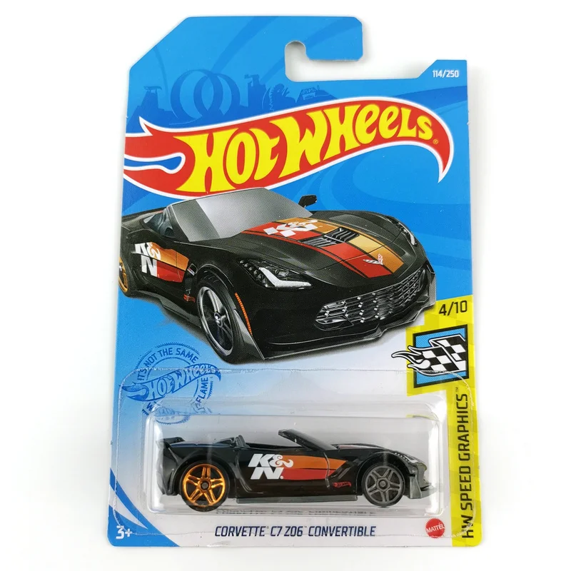 2023-34 Hot Wheels Cars CORVETTE C7 Z06 CONVERTIBLE 1/64 Metal Die-cast Model Toy Vehicles